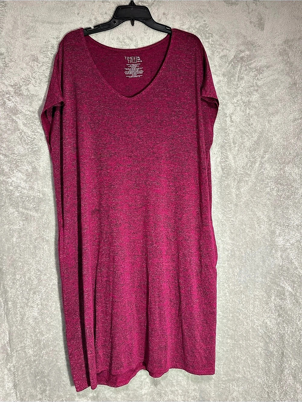 Time and Tru Maxi Dress Pink XL Like New